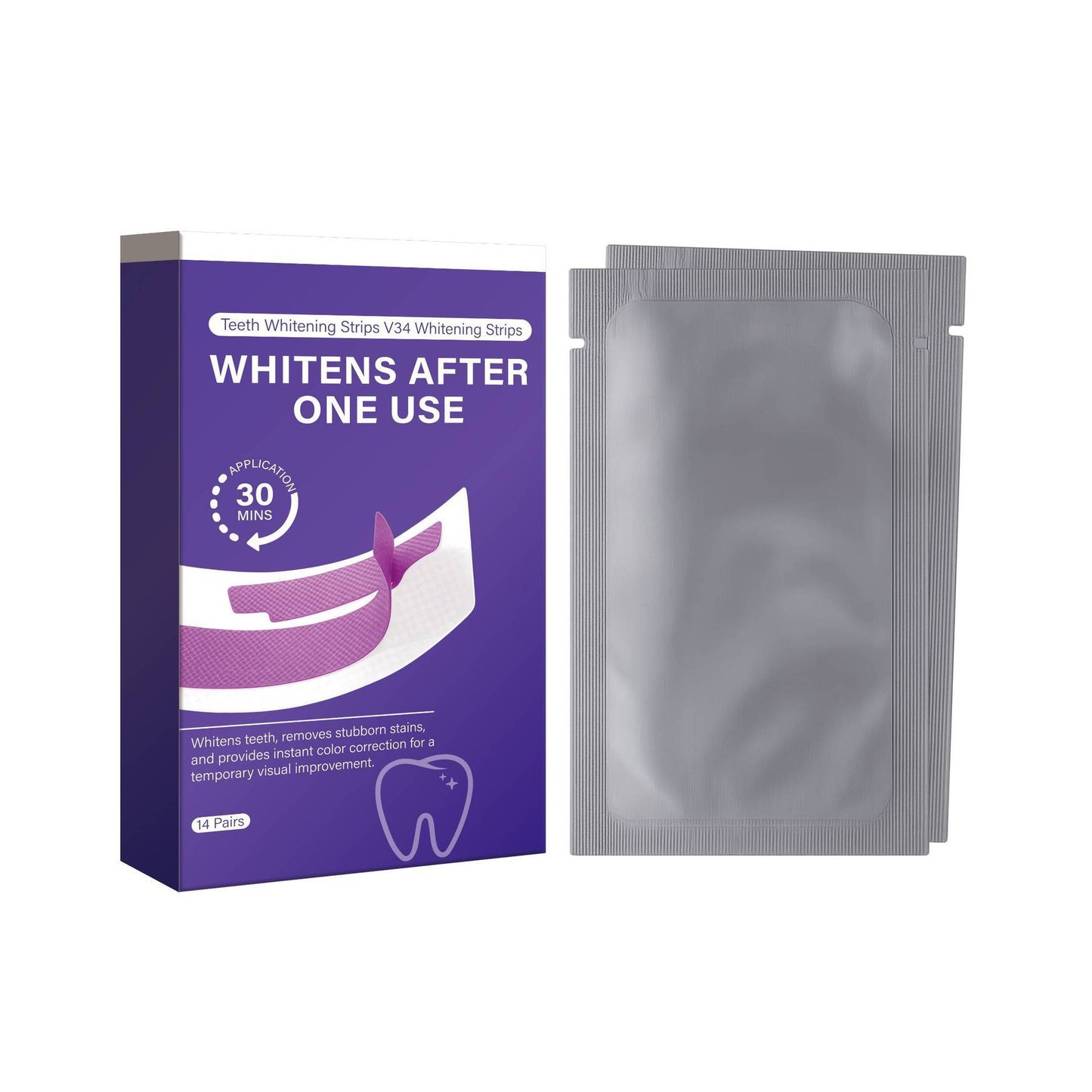 Teeth Whitening Strips V34 White